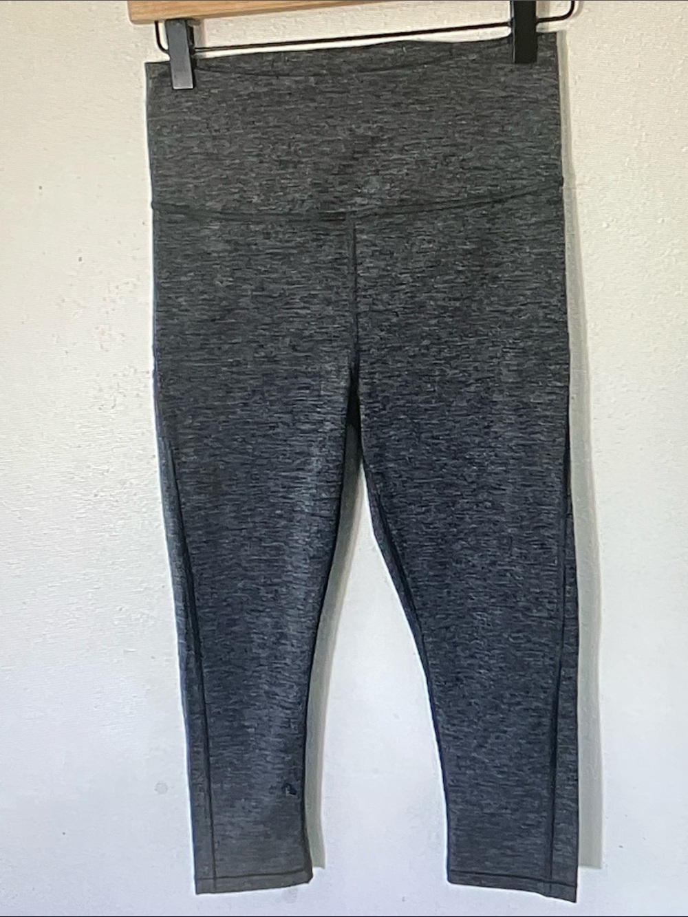 Athleta Heather Charcoal High-Rise Leggings